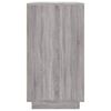 vidaXL Buffet sonoma gris 80x34x75 cm bois d'ingénierie