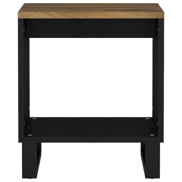 vidaXL Table basse 40x31x46 cm Bois de manguier solide et d'ingénierie