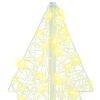 vidaXL Sapin de No&euml;l avec 160 LED Blanc chaud 150 cm Acrylique