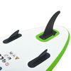 vidaXL Ensemble de planches SUP gonflables Vert et blanc