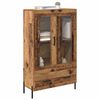 vidaXL Haut Armoire avec tiroir Corona Bois Ancien 69,5 x 31 x 115 cm
