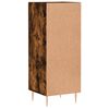 vidaXL Buffet Ch&ecirc;ne fum&eacute; 34,5x34x90 cm Bois d'ing&eacute;nierie