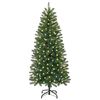 vidaXL Sapin de No&euml;l artificiel avec 150 LED Vert 120 cm PE et PVC