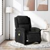 vidaXL Fauteuil inclinable de massage &eacute;lectrique noir velours