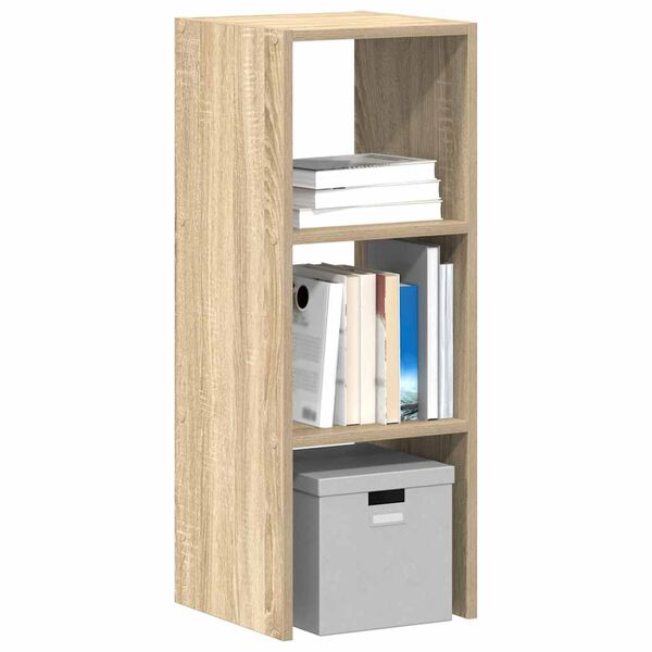 vidaXL Biblioth&egrave;que empilable ch&ecirc;ne sonoma 30x30x80 cm bois ing&eacute;nierie