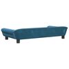 vidaXL Lit pour chien bleu 100x50x21 cm velours