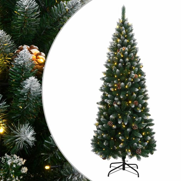 vidaXL Sapin de Noël artificiel 300 LED 180 cm