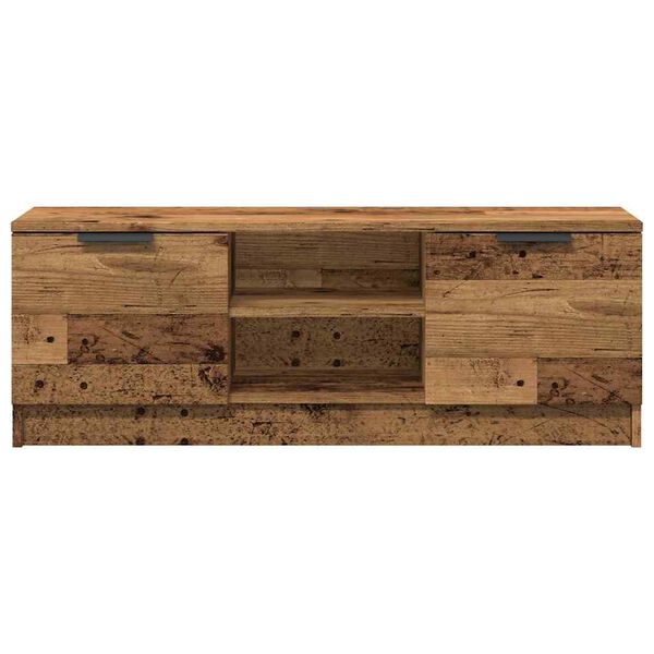 vidaXL Meuble TV vieux bois 102x35x36,5 cm bois d'ing&eacute;nierie