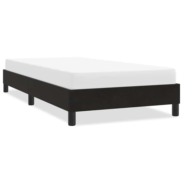 vidaXL Cadre de lit sans matelas noir 100x220 cm velours