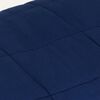 vidaXL Couverture lest&eacute;e Bleu 220x260 cm 11 kg Tissu