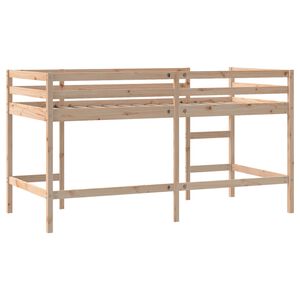 vidaXL Lit mezzanine d'enfants sans matelas avec &eacute;chelle 80x200 cm