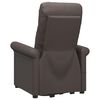 vidaXL Fauteuil de massage Marron Similicuir