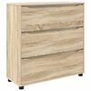 vidaXL Armoire de rangement Ch&ecirc;ne Sonoma 80 x 31 x 81 cm
