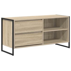 vidaXL Meuble TV Sonoma 100 x 36 x 49,5 cm Bois d'ing&eacute;nierie