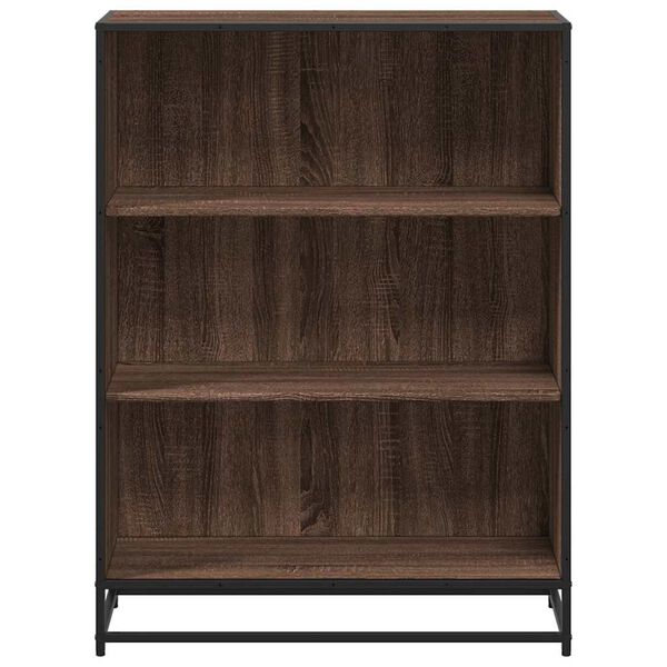 vidaXL Bibliothèque chêne marron 80,5x35x107,5 cm bois d'ingénierie