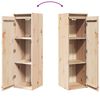 vidaXL Armoire murale 30x30x100 cm Bois de pin massif