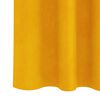 vidaXL Rideaux occultants 2 pcs Jaune moutarde 140 x 140 cm Velours