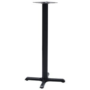 vidaXL Pied de table de bistro Noir 56x56x107 cm Fonte