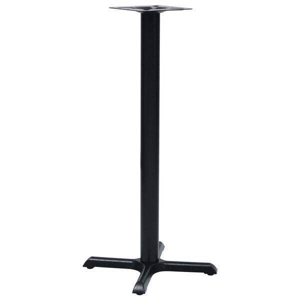 vidaXL Pied de table de bistro Noir 56x56x107 cm Fonte