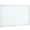 vidaXL Tableau blanc magn&eacute;tique 100x60x1,7 cm aluminium