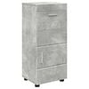 vidaXL Ensemble d'armoire de salle de bain TULUM Gris b&eacute;ton