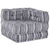vidaXL Canapé modulaire 2 pcs Gris 140 x 70 x 56 cm tissu