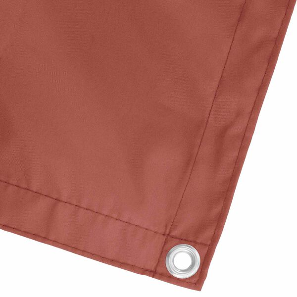 vidaXL &Eacute;cran de balcon Terre cuite 100 x 600 cm Tissu Oxford