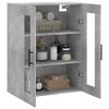 vidaXL Armoire murale gris b&eacute;ton 69,5x34x90 cm