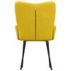 vidaXL Chaises à manger lot de 2 Jaune Velours
