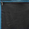 vidaXL Sac de rangement avec stockage Noir et Bleu 140 x 43 cm oxford