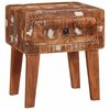 vidaXL Table d'appoint Marron 40 x 32 x 46 cm Bois Recyclé Solide