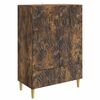 vidaXL Buffet Ch&ecirc;ne fum&eacute; 66 x 34,5 x 95 cm Bois d'ing&eacute;nierie