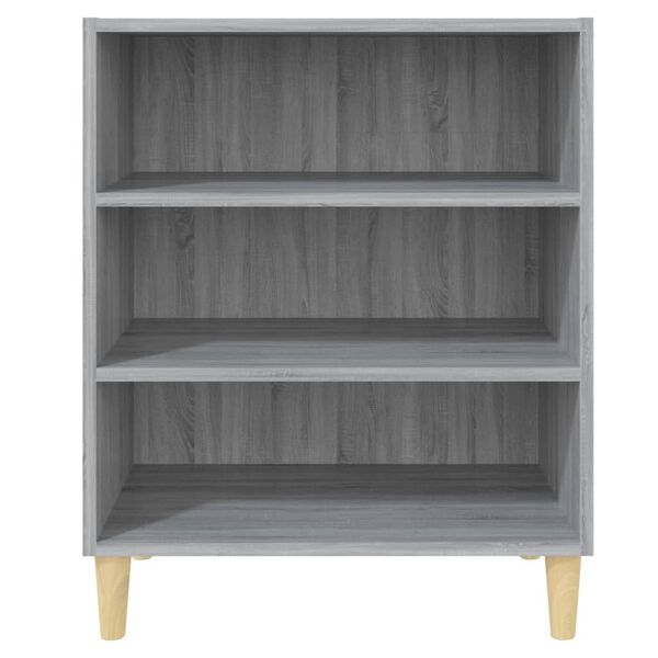 vidaXL Buffet sonoma gris 57x35x70 cm bois d'ingénierie