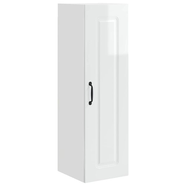vidaXL Armoire de cuisine Kalmar Blanc brillant 30 x 31 x 100 cm