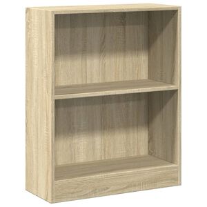 vidaXL Biblioth&egrave;que Ch&ecirc;ne sonoma 60x24x76 cm Bois d'ing&eacute;nierie
