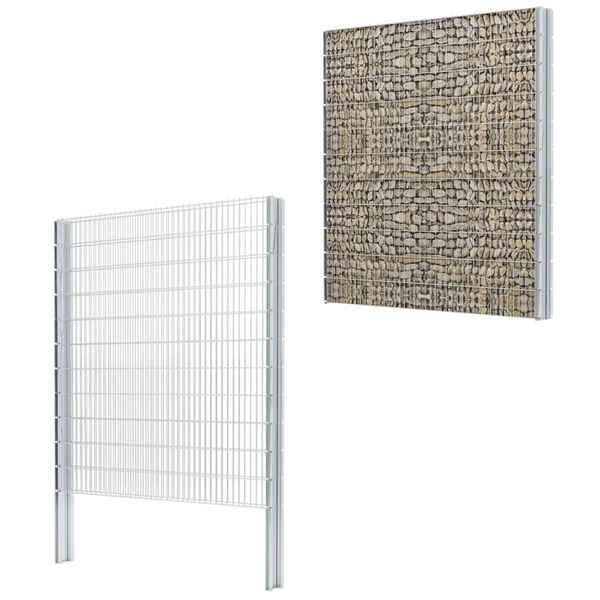 vidaXL Crochets &agrave; gabion 100 pcs acier