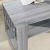 vidaXL Table basse Gris Sonoma 92 x 49,5 x 45 cm Bois d'ing&eacute;nierie
