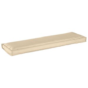 vidaXL Coussin Beige 140 x 40 x 8 cm Tissu Oxford