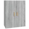 vidaXL Armoire murale suspendue Sonoma gris 69,5x34x90 cm