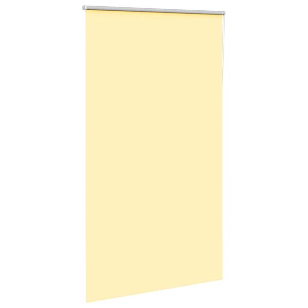 vidaXL Store enrouleur occultant jaune largeur du tissu 121,6 cm