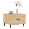 vidaXL Table basse Ch&ecirc;ne sonoma 50x50x40 cm Bois d'ing&eacute;nierie