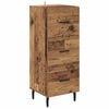 vidaXL Buffet Bois ancien 34 x 34,5 x 90 cm Bois d'ing&eacute;nierie