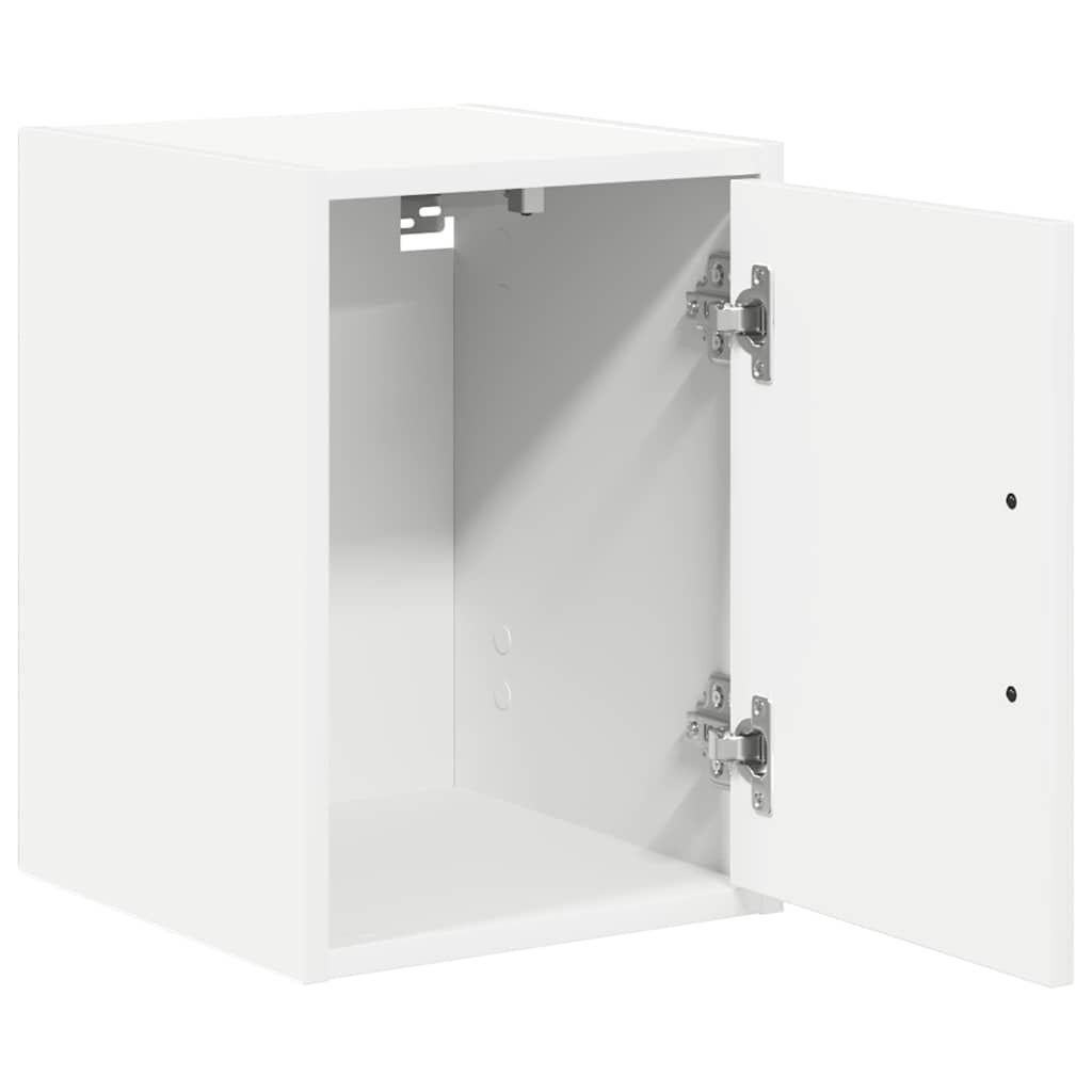 vidaXL Armoire murale de garage blanc bois d'ingénierie