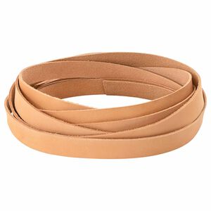 vidaXL Sangle en Cuir Marron Clair 200 x 1 cm Cuir