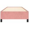 vidaXL Cadre de lit sans matelas rose 100x200 cm velours