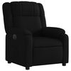 vidaXL Fauteuil inclinable &eacute;lectrique Noir Tissu