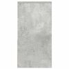 vidaXL Tables de chevet avec tiroir 2 pcs gris b&eacute;ton 35x34x66,5 cm