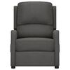 vidaXL Fauteuil de massage inclinable Gris foncé Tissu