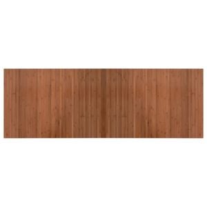 vidaXL Tapis rectangulaire marron 70x200 cm bambou