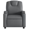 vidaXL Fauteuil inclinable gris similicuir